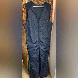 Robbe-Vintage (1980’s) Skiwear,Blue‎ w/Green stripe on side of leg,Size:XLarge